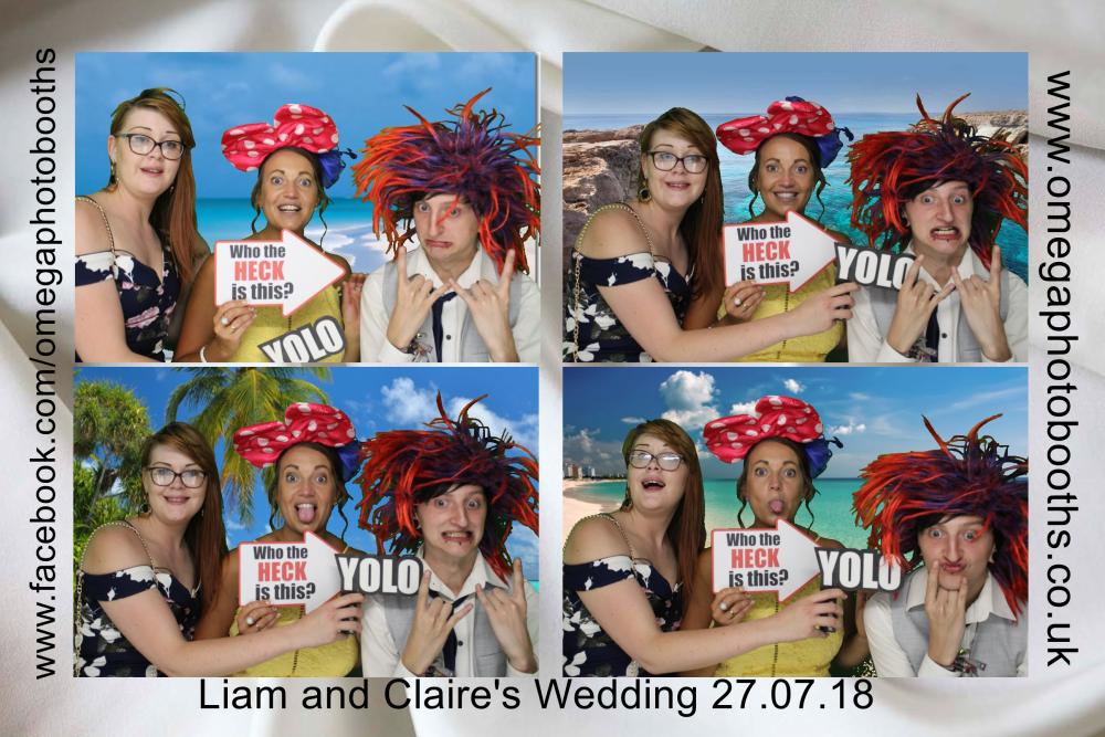 Liam & Claire's Wedding | View more photos from the event at gallery.omegaphotobooths.co.uk/u/Omega-Photobooths/Liam-Claires-Wedding